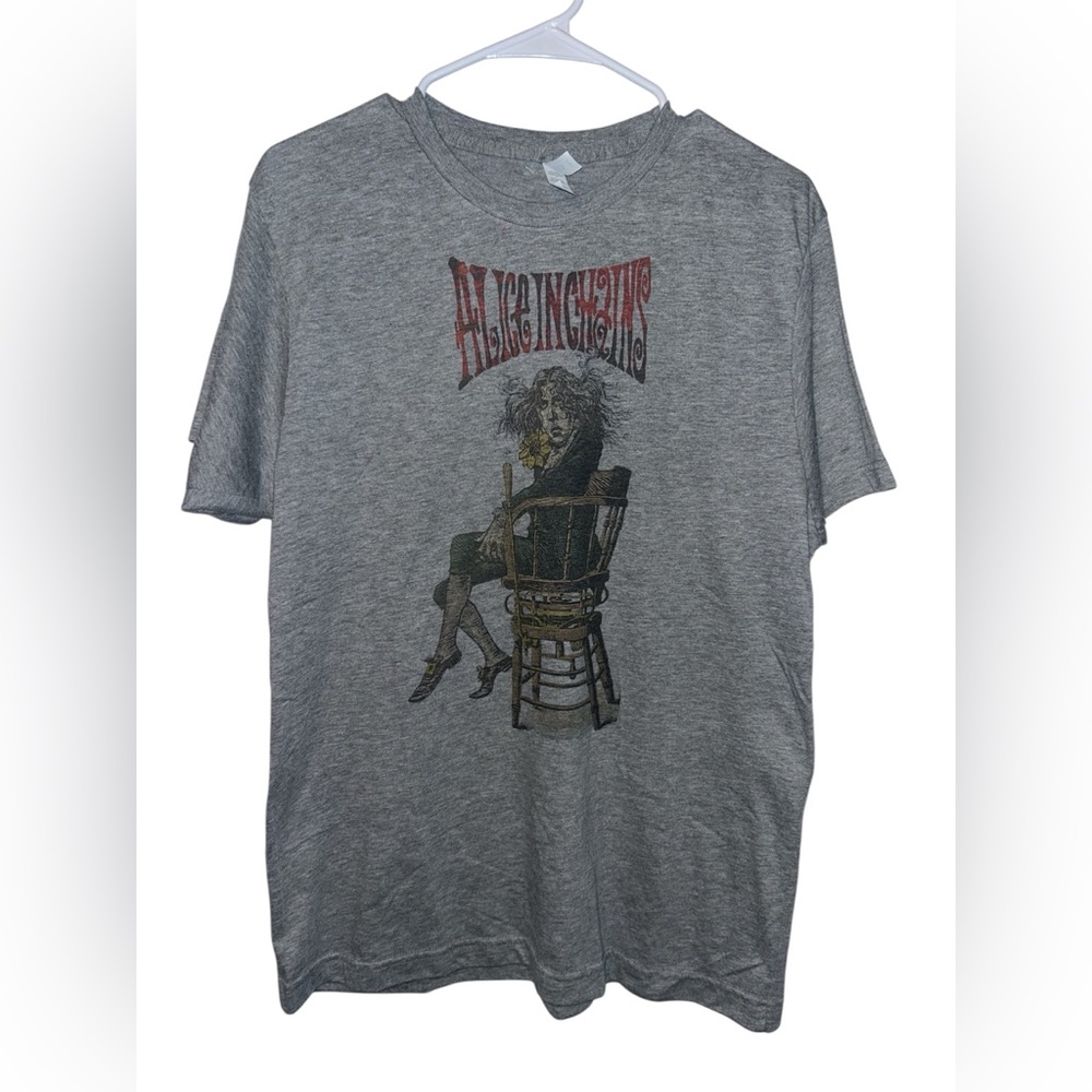 Alice In Chains “Angry Chair” Band Graphic T-Shirt Size Large New